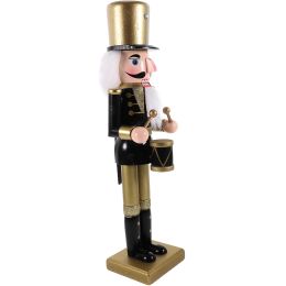 Miniatures Wooden Nutcracker Statue Adornment Xmas Desktop Decoration Christmas Gift