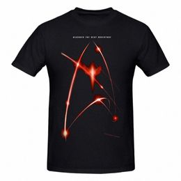 men Clothing Stars Treke Science FictiTV Series Homme T-Shirt Discovery Seas 2 Premier Poster Streetwear Short Sleeve c1Zd#