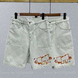 Men's Jeans 2024 TOP Summer Denim Shorts High Quality Plump Embroidered Trend Pants For Both Men And Women