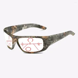 Sunglasses Shield Stick Face Sports Camo Colour Mens Progressive Multifocal Reading Glasses 0.75 1 1.25 1.5 1.75 2 2.25 2.5 To 4