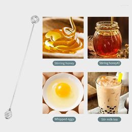 Spoons Kitchen Honey Stir Stick Spoon 304 Stainless Steel Coffee Long Handle Mixing Tool Utensils