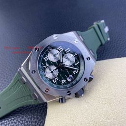 Alloy Automatic Steel Designers Watch The Time Movement Mechanical Series Factory APS 26238 Chronograph Men's SUPERCLONE 42Mm Titanium 234