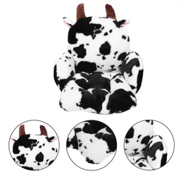 Pillow Cow Backrest Office Chair Floor Sofa Plush Pillows Car For Kids Puffy Seat Pp