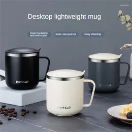 Mugs Easy Cleaning Household Odourless Water Cup Mug Double Layer Heat Insulation And Anti-scalding Oxidation Resistance