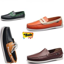 Resistant Various styles available Mens shoes Sailing shoes Casual shoes leather designer sneakers Trainers GAI 38-45