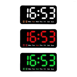 Table Clocks LED Desktop Alarm Clock Temperature Digital For Bedroom Beside Hall