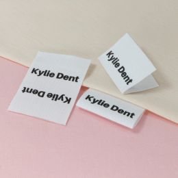 accessories Sewing labels / Custom brand labels, Clothing Labels, Sewing Machine, Fabric 100% cotton, Custom text (FR119)