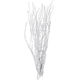 Decorative Flowers 10 Pcs 50 Cm Dried Twigs Branches For Vase Wood Crafts Decoration Indoor Plants Tree Fillers Centerpieces White Vases