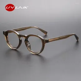 Sunglasses Frames Fashion Round Optical Glasses Frame Men Women Brand Designer Retro Vintage Eyeglasses Unisex Myopia Prescription Eyewear