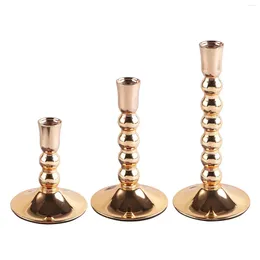 Candle Holders Metal Iron Taper Holder Decoration Traditional Elegant Candlestick For Housewarming Gift Durable Lightweight