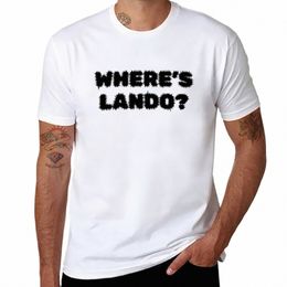 where's Lando? T-Shirt kawaii clothes hippie clothes funnys aesthetic clothes mens plain t shirts c9ND#