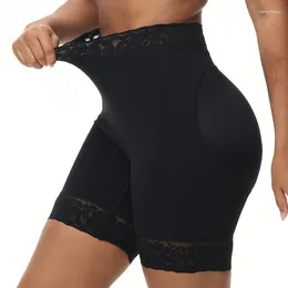 Women's Shapers Seamless Slimming Faja Lace BuLifter Charming Curves High Waist Shorts BBL Hourglass Figure Pants Trainer Push-up Ass