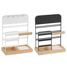 Jewellery Pouches Organiser Stand Rack Storage Necklace Holder Riser Display Shelf For Figures Toys Restaurant Living Room Cafe