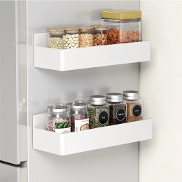 Racks Magnetic Clear Spice Rack Cabinet Storage& Spice Organiser for Kitchen Magnetic Storage Rack Seasoning Rack Estante De Cocina