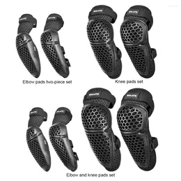 Motorcycle Armor Knee Pads Breathable Motocross Brace Comfortable Elbow Protector Sports For Off Road Riding