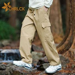 Men's Pants CHRLCK Mens Waterproof Hiking Pants Spring/Summer Full Set Quick Drying Trousers Mens Breathable Fishing Camping Outdoor Pants J240328