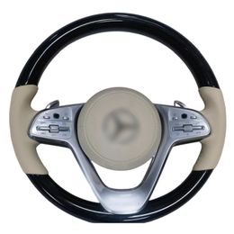Suitable for Mercedes-Benz S-Class W221 upgraded version W222 Maybach mahogany steering wheel, easy to install
