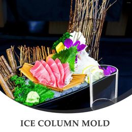 Plates Reusable Sashimi Plate Ice Column Mould DIY Fillet Mould Table Decoration