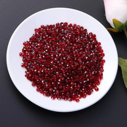 Vases 2000Pcs Wedding Table Diamonds 4 5mm For Party Base Fillers ( Dark Red )