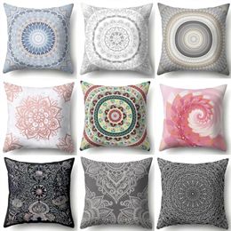 Pillow 45 Cm Bohemian Style Mandala Case Seat Sofa Bedroom Living Room Cover Home Decoration Gifts