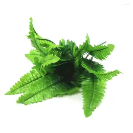 Decorative Flowers Artificial Plant Fake Greenery Daffodils Home Decor Lifelike Simulated Fern Wall Leaf