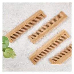 Disposable Comb El Supplies Mas Bamboo Combs Hair Vent Brush Brushes Care And Beauty Spa Masr Bath Lt825 Drop Delivery Home Garden Hot Dhugs