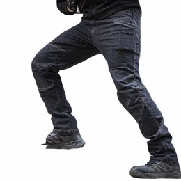 77city Killer Tactical Jeans Men's Military Denim Men Pants Wearable Elasticity Combat Trousers Male SWAT Multi Pocket Joggers K7d3#