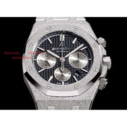 Omf Titanium Series Watch 41Mm Factory Designers The Steel Time SUPERCLONE Movement Chronograph Mechanical Automatic Men's 26240 Alloy 200