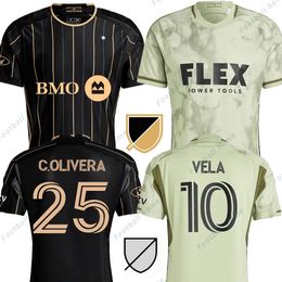 2023 2024 LAFC Los Angeles FC Soccer Jersey Kids Kit Man 23/24 Football Shirt Primary Home Black Away Green Screen BOUANGA OLIVERA TILLMAN BOGUSZ Men's Uniform