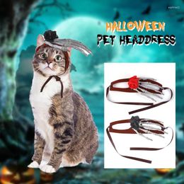 Dog Apparel Pet Halloween Funny Bones Hand Headwear Headpiece Costume Novelty Cat Party Cosplay
