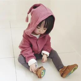 Jackets Toddler Jacket Baby Little Girl Spring Cardigan Boys Clothes Children Outwear Coat Cotton Hoodies