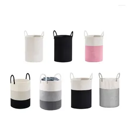 Laundry Bags Foldable Storage Basket Organiser Cotton Rope Bag