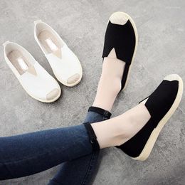 Casual Shoes Canvas Women's Spring Breathable Flat Cartoon Old Beijing Cloth