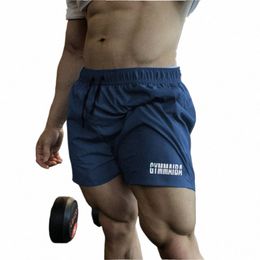 2024 NEW Summer zipper pocket fi Joggers Shorts men Bodybuilding Fitn Quick-dry Sport Short Pants men brand Beach Shorts d81b#