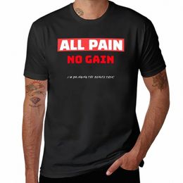all Pain No GAIN, I'm bringing the duts then! T-Shirt graphics vintage clothes mens plain t shirts X8LC#