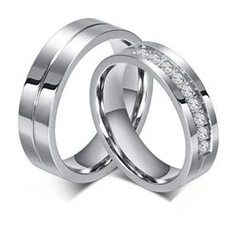Cluster Rings Moonso Men And Women Jewelry Couple Promise Wedding Finger Love R4624284S