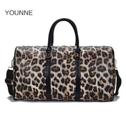 Evening Bags Younne Bag For Women 2021 Leather Pu Large-capacity Duffel Fashion Trend Leopard Print Short-distance Travel342w