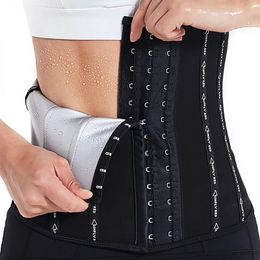 Waist Trainer Sweat Belt Women Body Shaper Waist Support Croset Cincher Tummy Control Sport Girdle Weight Loss Slimming Trimmer 240313