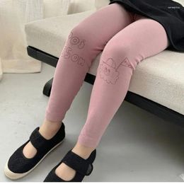 Trousers 2024 Spring Summer Girls Leggings Candy Colour Pants For Kids Children Toddler Tights Baby Clothing 1-10years