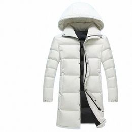 lg Down Jacket Men Hooded Down Coat Winter Warm Thick Puffer Jacket White Duck Down Parkas Outdoor Outerwear Windproof Coat Y76k#