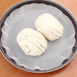 Baking Tools Silicone Non-Stick Steamer Mesh Pad For Steamed Stuffed Buns/Bread Pastry Kitchen Cooking Round Dumplings Mat
