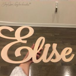 Miniatures Personalised large name wooden name signs, a variety of custom baby name signs for kindergarten decoration