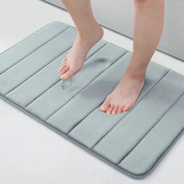 Carpets Home Bath Mat Super Absorbent Bathroom Rugs Soft Memory Foam Floor Bedroom Toilet Shower Rug Decor Non-slip