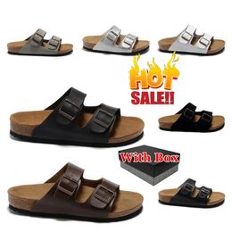 2024 Designer Slippers Sandal Slides Sneakers Clog Sandals Men Women Slides Black White Suede Leather Buckle Strap with box