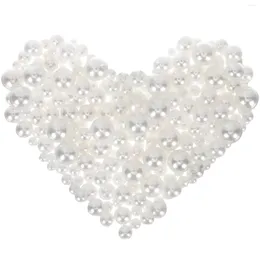 Vases 440 Pcs Vase Pearl Filler Pearls Floating For Wedding Beads White Round Jewelry Making Crafts