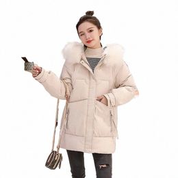lg Winter Jackets Coat For Women 2022 New Korean Hooded Down Cott Parkas Coat Thicken Warm Cott-Padded Jacket Puffer Parka 02bN#