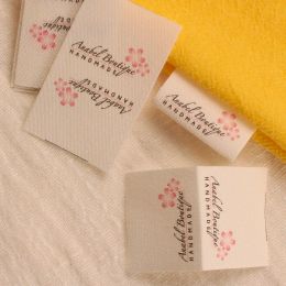 accessories Custom Sewing Labels, Brand Labels, Clothing Tags, Cotton Ribbon, Name Label, Your Text or Logo, 30x50mm, MD2055