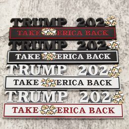 3D Zinc Alloy Trump 2024 Car Sticker Take America Back Decoration Decal Badge Emblems Bumper Stickers