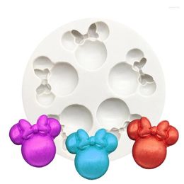 Baking Moulds Bow Bowknot Mouse Silicone Mould Sugarcraft Cupcake Fondant Cake Decorating Tools