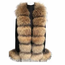 women's spring and autumn sweater cardigan jacket with real fox fur collar real fox fur jacket natural fox fur women's jacket 117D#
